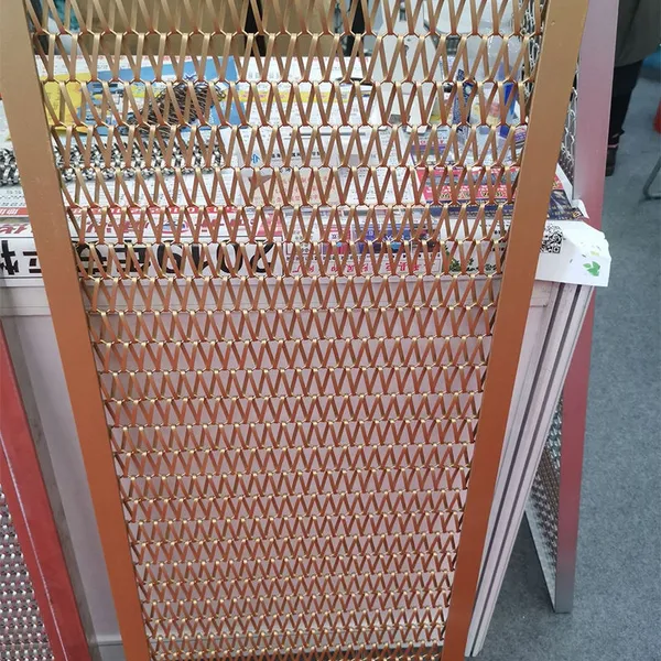 Suitable for Architectural Partition Mesh, Decorative Stainless Steel Spiral Wire Mesh, Sizes and Colors Can be Customized. photo-2