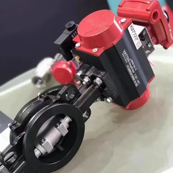 Pneumatic High Performance Butterfly Valve DN50-1200mm With RTFE Seat for Nitrogen Generators photo-2
