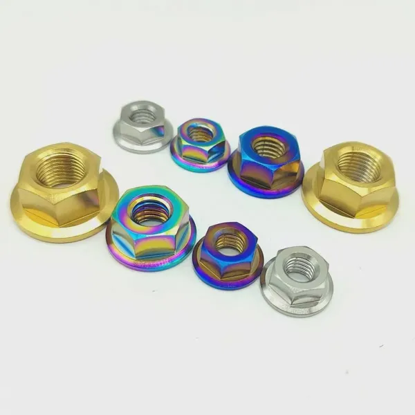 DIN 6923 Hex Serrated Flange Nuts With Pad Lock Nut Hexagonal Flange Nut photo-4