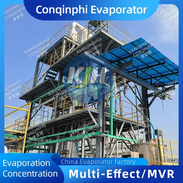 Customized MVR Single/Double/Triple Effect Thin Film Evaporator for Forced Circulation Wastewater Concentration photo-3