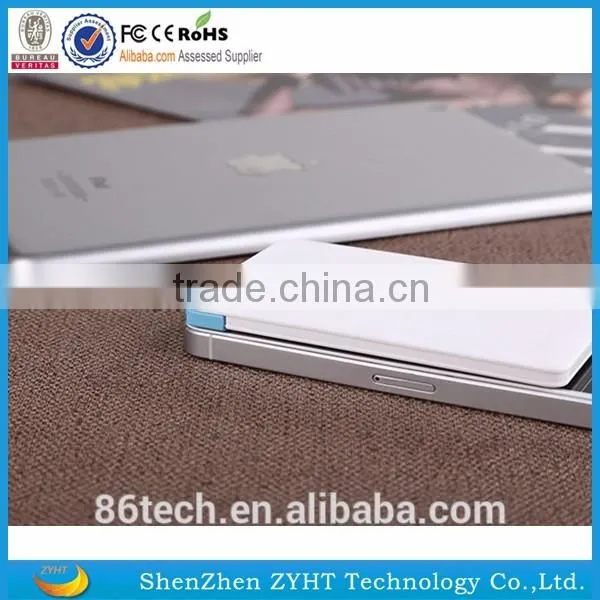 2106 New Product Ultra Slim Credit Card 2500mah Power Bank photo-2