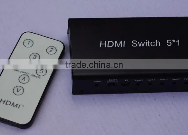2016 Wonderful Sales 5X1 HDMI Switcher Mini Switcher With Remote