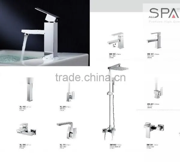New High-end Chrome Washing Sink Mixer Brass Sanitary Faucet photo-3