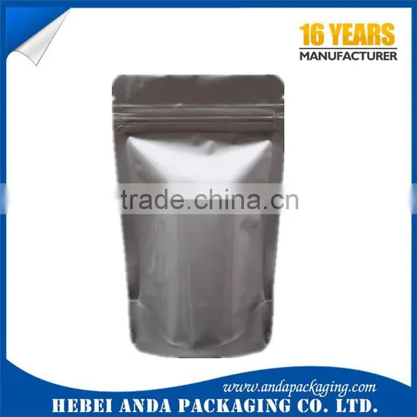 Printed Aluminum Foil Coffee Bag With Valve/ Foil Zip Lock Bag Stand up Pouch With Zipper photo-4