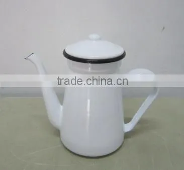 Carbon Steel Tea Pot,carbon Steel Enamel Pitcher, Enamel Kettle, Enamel Cookware
