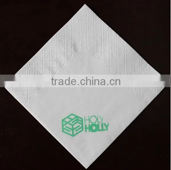 Hot Sale High Quality 1/4 Fold Logo Can be Customized Dinner/luncheon Napkin photo-2