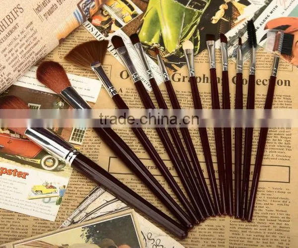 EALIKE Brown Makeup Brush,makeup Brush Set for Cheap photo-5