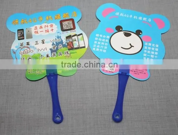 Fox Shape Plastic pp Kids Hand Fan Hand Fan Wedding Promotional Manual Hand Fan photo-3