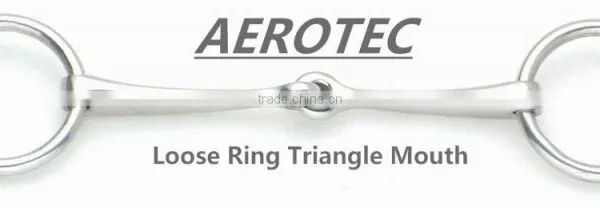 Horse Equipment Loose Ring Triangle Mouth Horse Bits