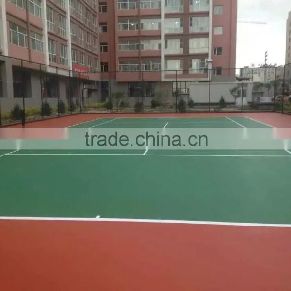 Silicon PU Material Portable Basketball Court Sports Flooring photo-4