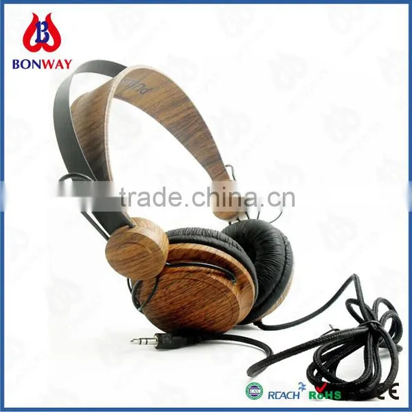 Stylish Wired Wood Headphone for PC photo-6