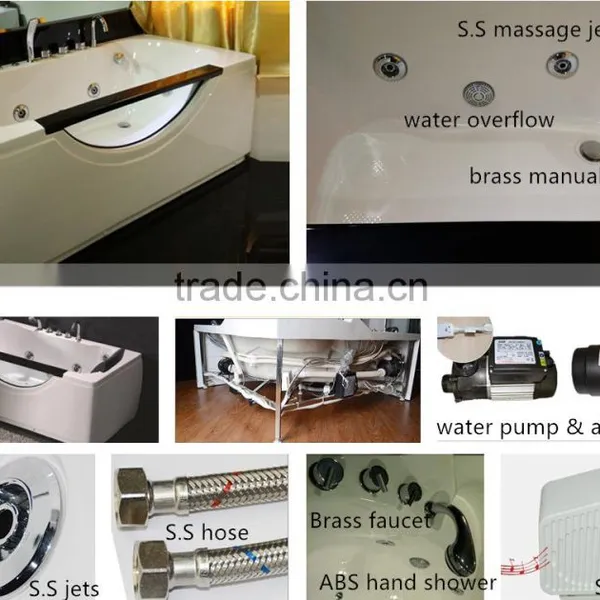 American Standard Whirlpool Bathtubs,portable Massage Bath,spa Chinese photo-3