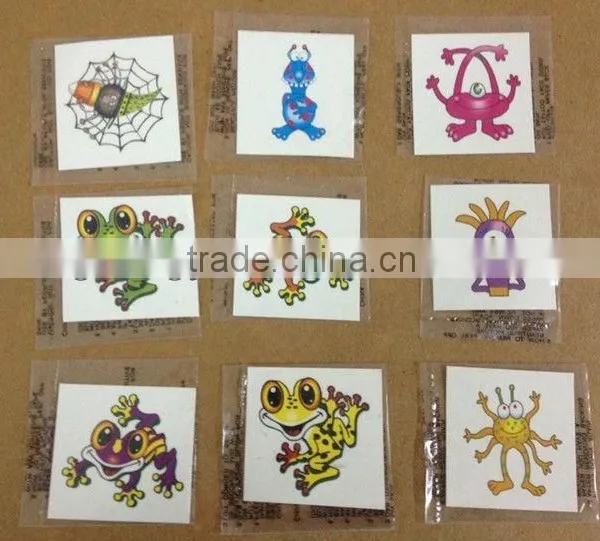 Customized Lovely Cartoon Design Temporary Kids Tattoo