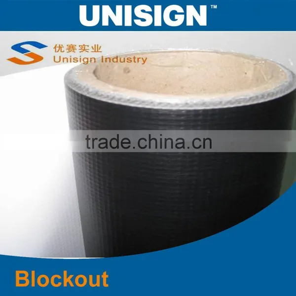 Unisign Hot Selling 50m PVC Coated Double Side Printable Blockout Plastic Banner photo-3