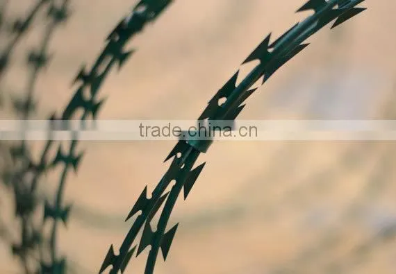 China Factory Concertina Razor Wire, Razor Wire Fencing, Razor Barbed Wire photo-6