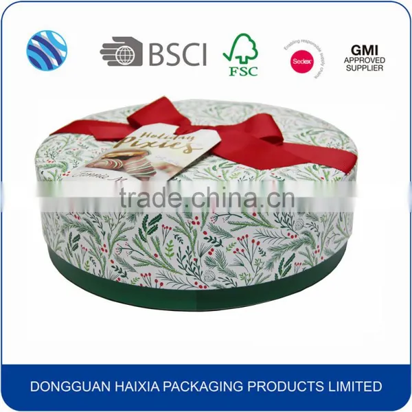 2016 Hot Sale Paper Round Hat Christmas Gift Box Custom Logo photo-4