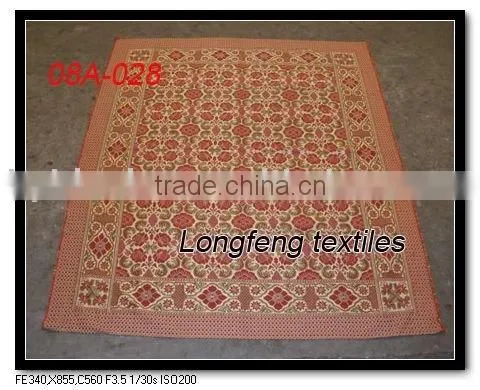 kinds of textiles gold thread blanket