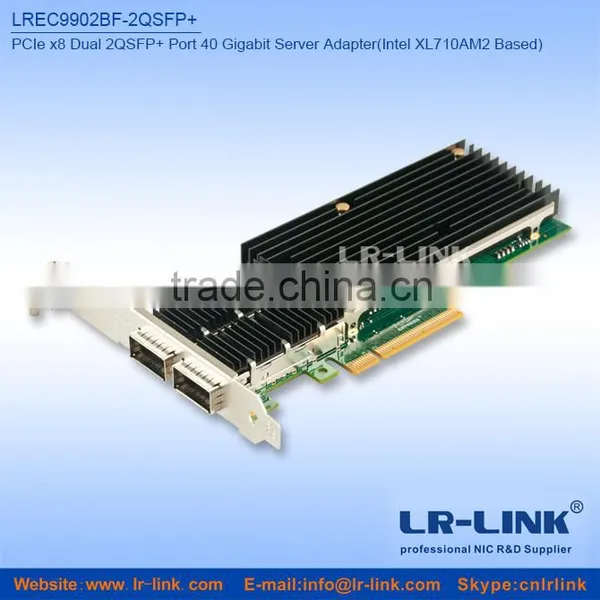 Dual Port Fiber 40 Gigabit Ethernet PCI Express Server Network Card photo-2