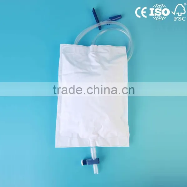 2000ml Cross Valve Adult Drainage Bag photo-3