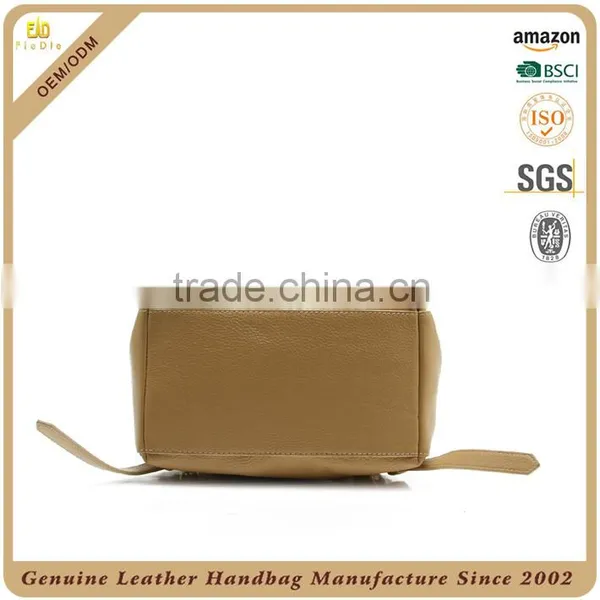 China Supplier Genuine Leather Hands Bags Online Shopping Backpack Women Drawstring Bag photo-4