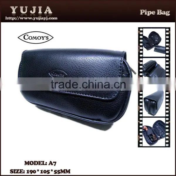 Guangzhou Yujia Genuine Leather Smoking Pipe Bag A7