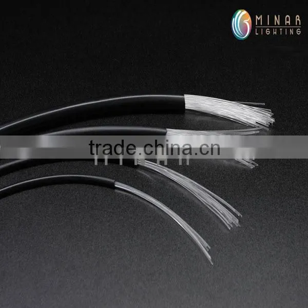 Chinese Manufacturer 25cores , 50cores 0.75mm Multi Strands End Glow Fiber Optic Cable for Lighting photo-2