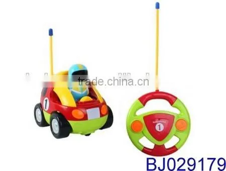 Funny Cartoon RC Race Car Radio Control Toy for Toddlers