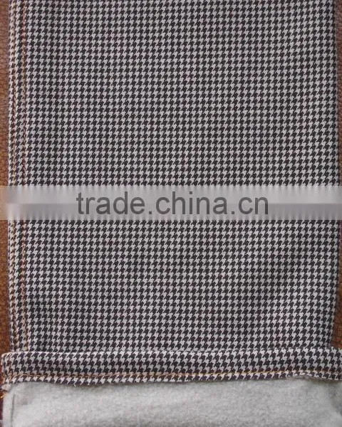 420gsm 60% Cotton 20%acrylic 13%viscose 7%spandex Print Trellis Knit Fabric photo-2