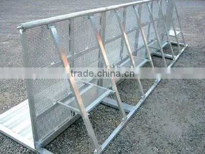 Galvanized Steel Barricade/Steel Crowd Control Barrier photo-2