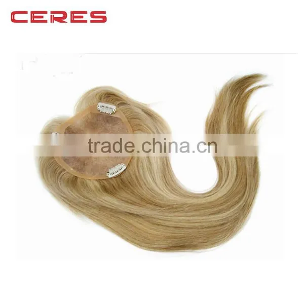 Natural Looking Factory Cheap Price Mono Top Hair Pieces Add Clips Virgin Human Hair Toupee for Women Quality Choice photo-4