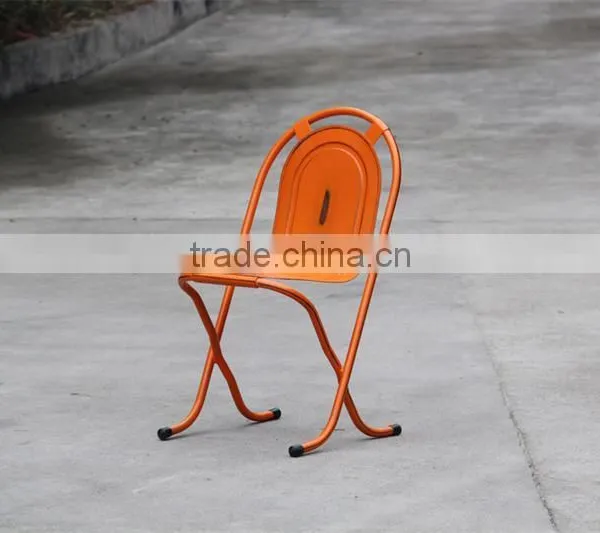 Factory Wholesale Cheap Blue Metal Chair Frames photo-2