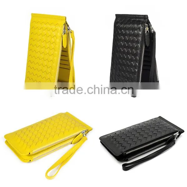 Genuine Leather Wallet Security Ladies Party Clutches Purse photo-5