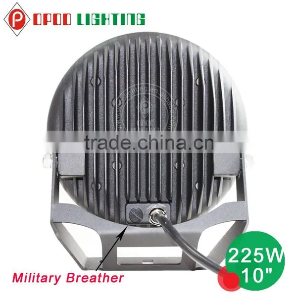 10 Inch 225w Led Round Driving Light Spot/flood Cover, Offroad 4x4 ATV Truck 225w Led Driving Light Quality Choice photo-6