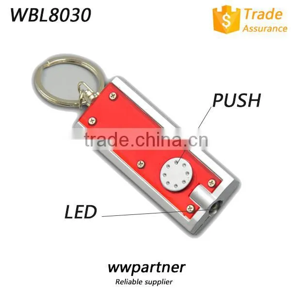 2016 Hot Sale Promotional LED Keyring Plastic photo-4