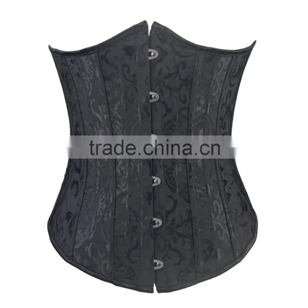 2015 HOT 3 Colors Polyester and Spandex Corset Waist Trainers 26 Steel Bone