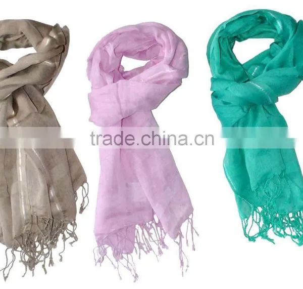 Cotton Silk Shawls and Stoles