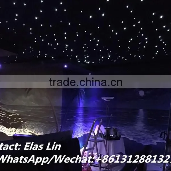 High quality led curtain wall light sound activated ceiling sky curtain from China factory
