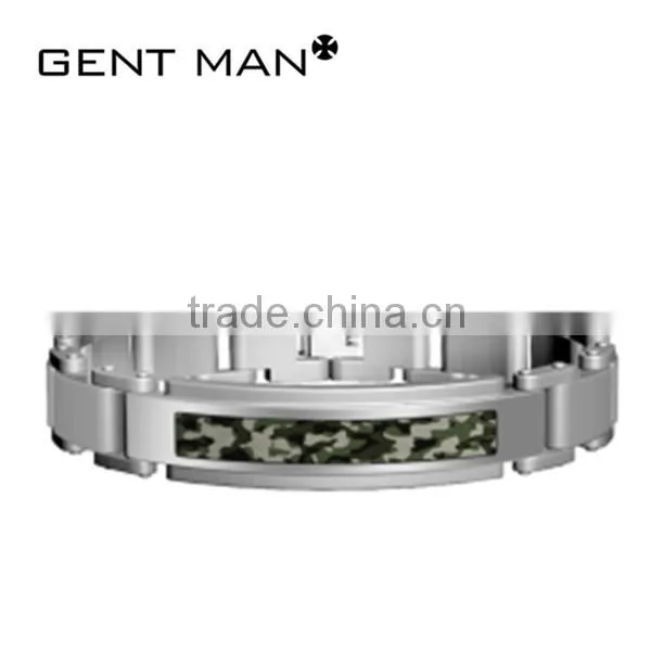 Latest Jewelry Design Camo Design Unique Stianless Steel Bracelet Watch photo-2