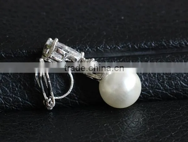 Wholesale Simple Design Earrings Jewelry Earring Holder Hanging Pearl Earrings photo-6