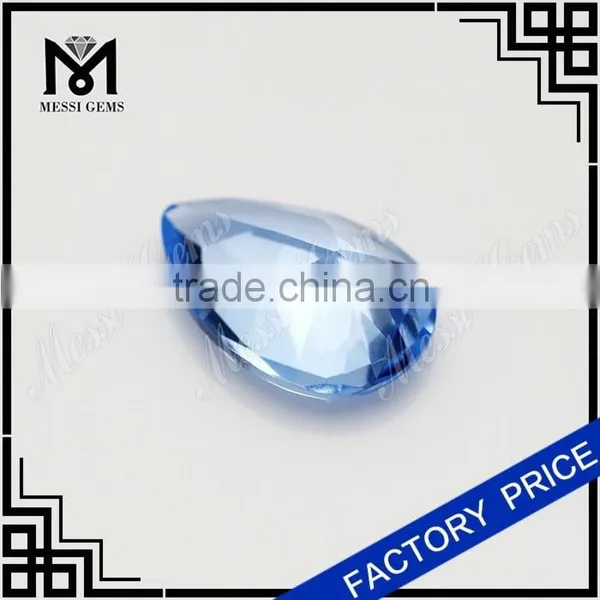 Stable Inventory Loose Gemstone 9 x 13 Pear Cut 104# Synthetic Spinel photo-4