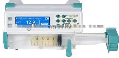 Hospital/Surgical Syringe Pump with Drug Library, Single Way
