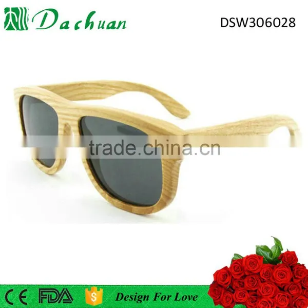 Custom Engraved Skateboard Made in China Wood Sunglasses photo-3
