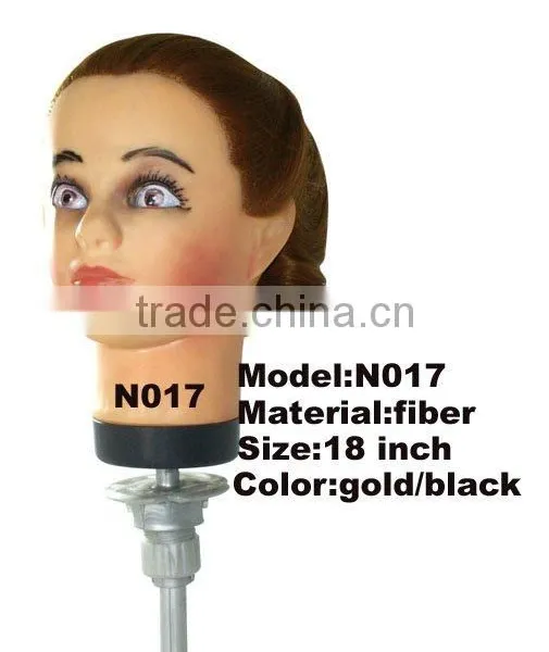 Professional Salon Synthetic Training Head Wig N017