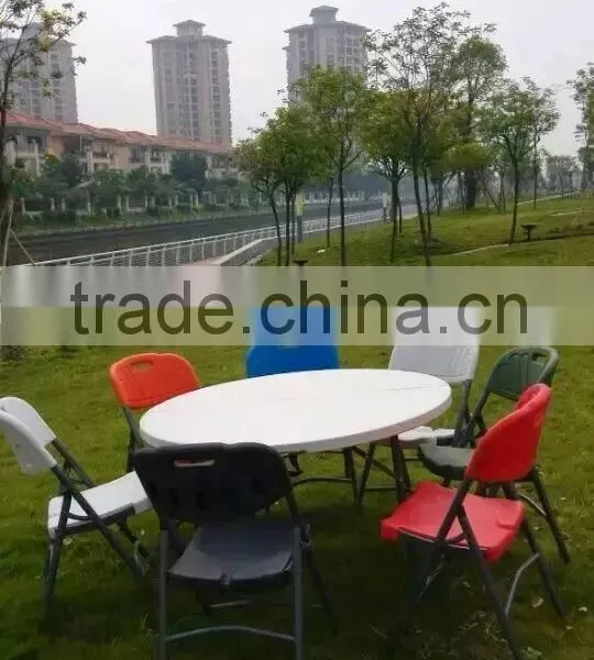 Comfortable HDPE Folding Table and Folding Chair for Garden photo-5