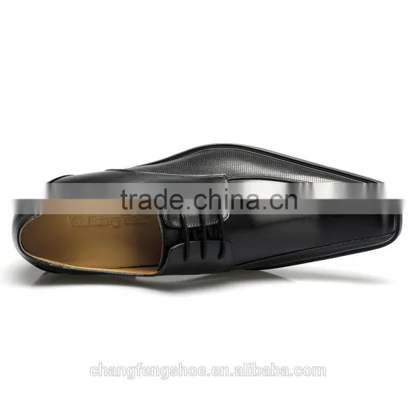 Italian Handmade Custom Shoes Genuine Leather Men Dress Shoes In Black photo-3