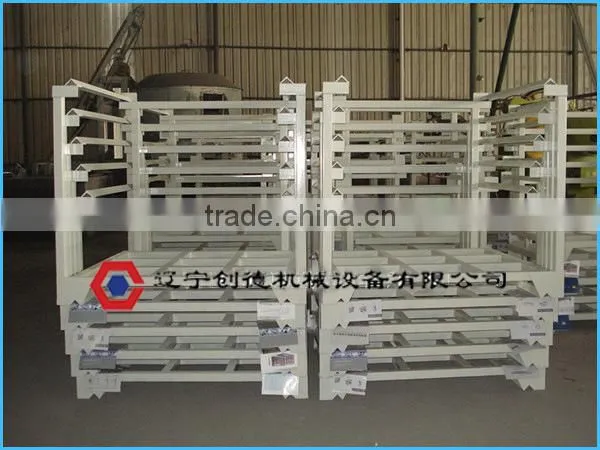 Economical and Space-saving Flat Steel Rack Pallet Storaging Use Dismantaling Stackable Rack for Warehouse photo-2