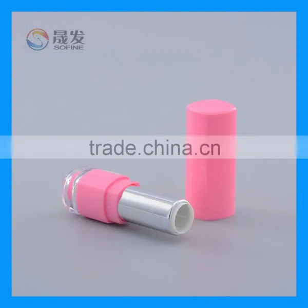 Produce Cosmetic Lighted Pink Plastic Custom Empty Lipstick Tube photo-3