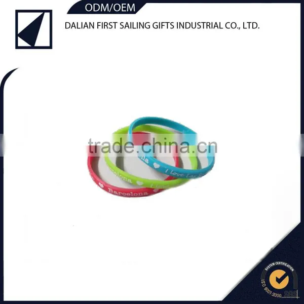 Hot Selling Round Silicone Bracelet Wristband Arm Cuff Bracelet Bangle,silicon Hand Ring Football Wristband Bracelet Band Free photo-4