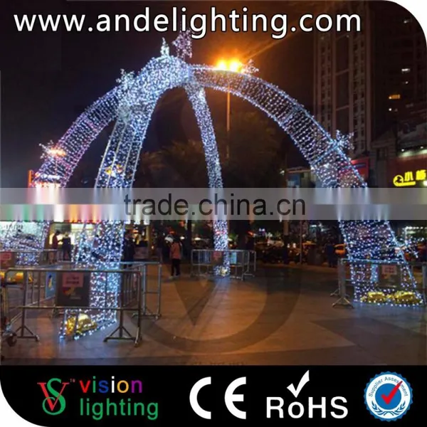 Wholesale New Motif Arch Outdoor Solar Christmas Decoration Light photo-4
