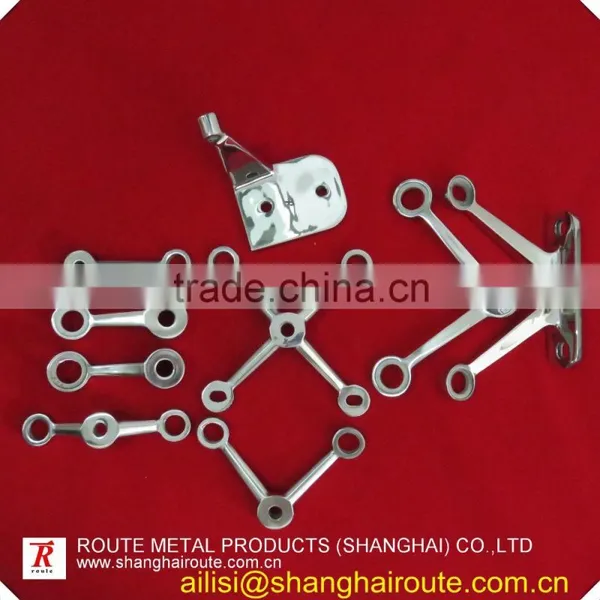 Good Quality 316Stainless Steel Mirror Polish Glass One Arms Wall Spider Made In China photo-6